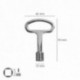 Llave Cierre Cuadrado 192 8 mm.