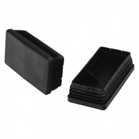 Contera PlÃ¡stico Rectangular Interior. Color Negro 100x50 mm Bolsa 25 Unidades.