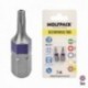 Puntas Destornillador Torx 10 Inviolable (2 Piezas). Acero S2 al Cromo Vanadio. Puntas Hexagonales, Destorpuntas,