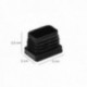 Contera Plástico Rectangular Interior. Color Negro 30x20 mm Bolsa 200 Unidades.