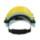 Protector Facial Con Arnes Ajustable Pantalla Policarbonato 390x200 mm. visera Seguridad, Anti Impactos, Casco Desbrozadora