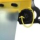 Protector Facial Con Arnes Ajustable Pantalla Policarbonato 390x200 mm. visera Seguridad, Anti Impactos, Casco Desbrozadora
