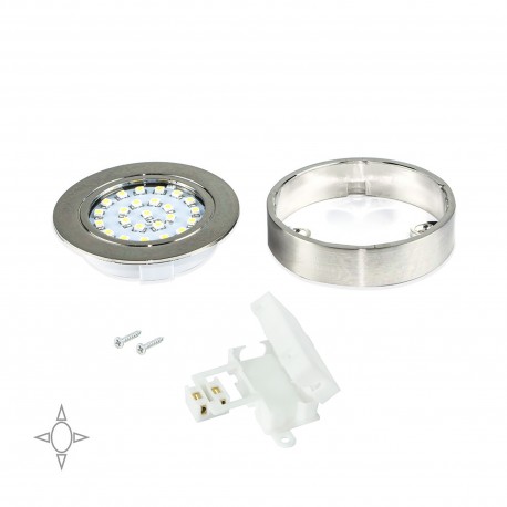 Emuca Foco LED Crux-in con Soporte y luz natural