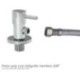 Llave De Escuadra Cerámica 1/2" - 3/8"