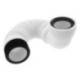 Manguito Inodoro Extensible T-138 Acodado