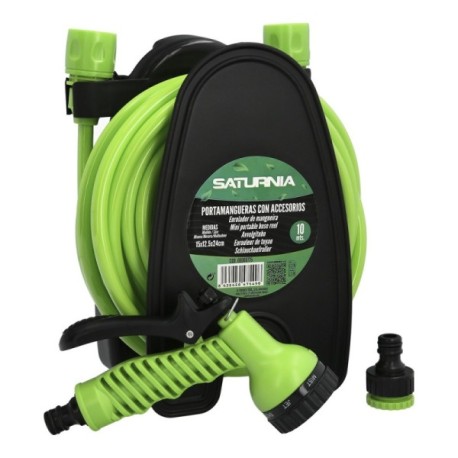 Portamangueras Pared 10 Metros Con Pistola