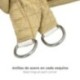 Toldo Vela Sombra Jardin Triangular Beige 5,0 x 5,0 metros.