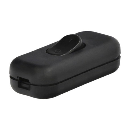 Interruptor 2A De Paso Negro.