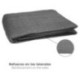 Toldo Vela Sombra Jardin Triangular Gris 5,0 x 5,0 metros.