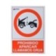 Cartel Prohibido Aparcar Llamamos Grua 30x21 cm.