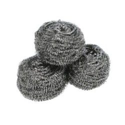 Estropajo Acero Inoxidable (Pak 3 Pz)