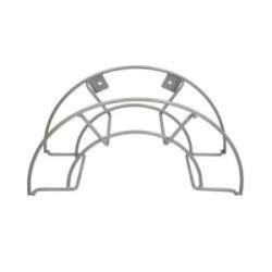 Soporte Manguera Pared Metalica 1/2 Luna Color Gris