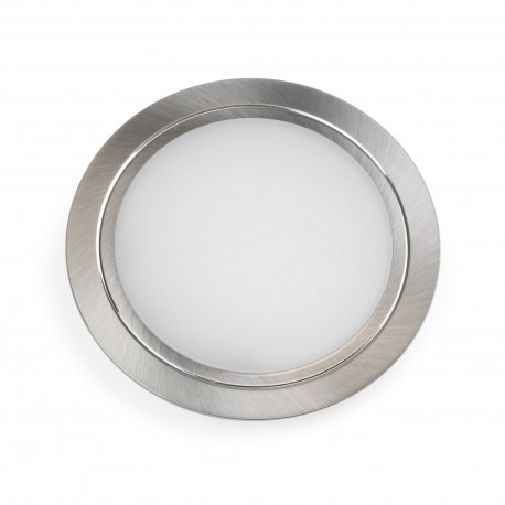 Emuca Luminaria LED Mizar para empotrar en muebles sin necesidad de convertidor.