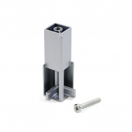 Emuca Soporte angular para barra para armario Luxe